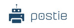 Postie Horizontal Blue Transparent